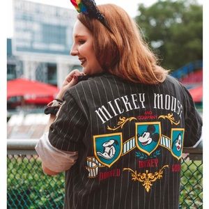 Vintage Disney pin stripe baseball shirt size L